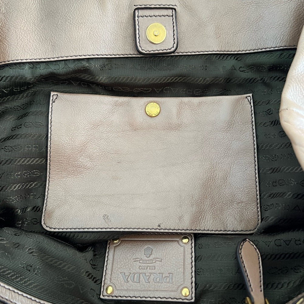 Prada Brown Ombré Shoulder Bag - Picture 7 of 16